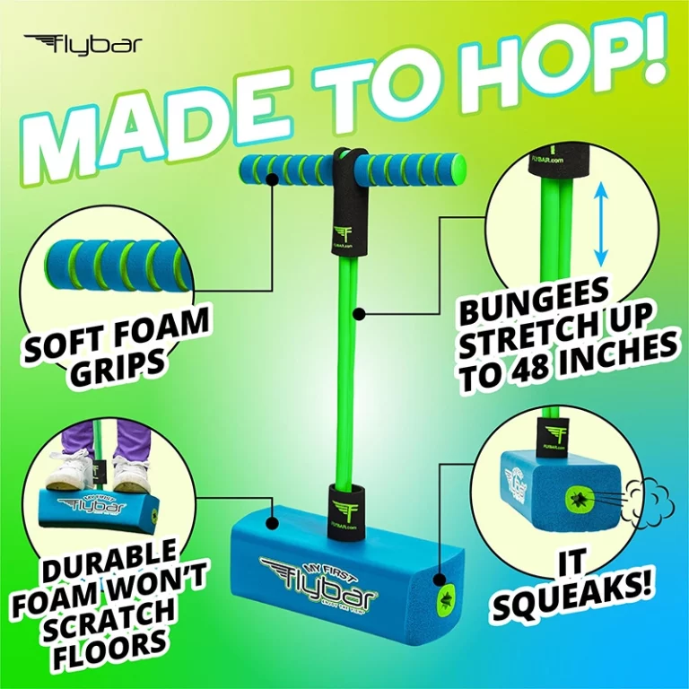 Foam Pogo Jumper for Kids Fun and Safe Pogo Stick for Toddlers, Durable Foam and Bungee Jumper for Ages 3 and up, Supports up to 250lbs 2