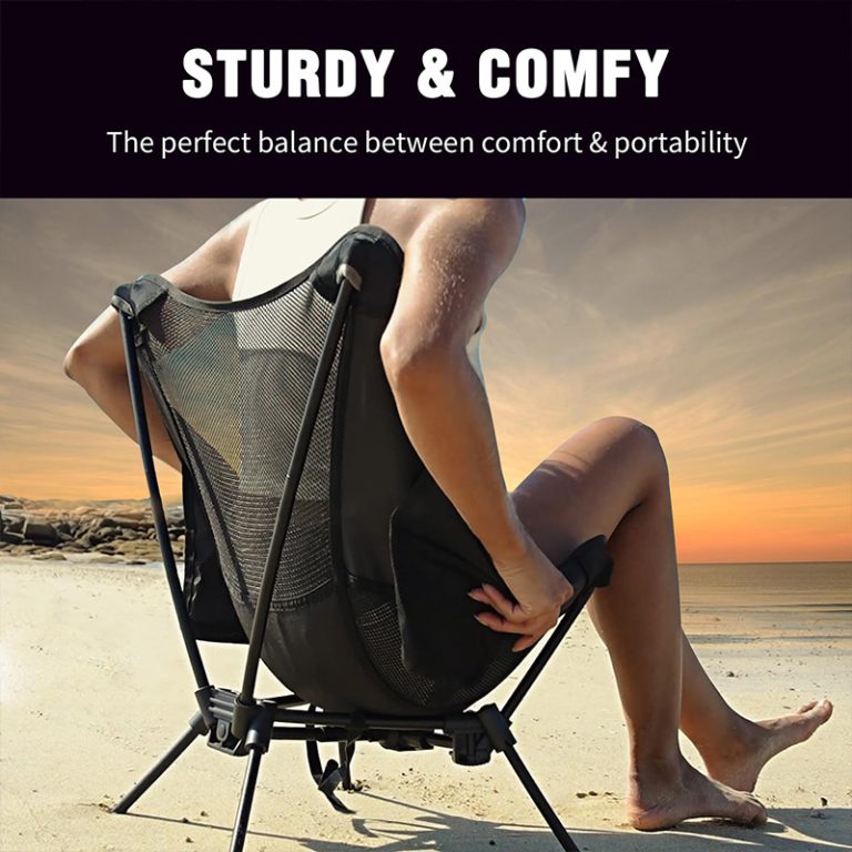 Portable Camping Chair Backpacking Chair - The 4th Generation Ultralight Folding Chair - Compact, Lightweight Foldable Chairs for Hiking Mountaineering, Beach1
