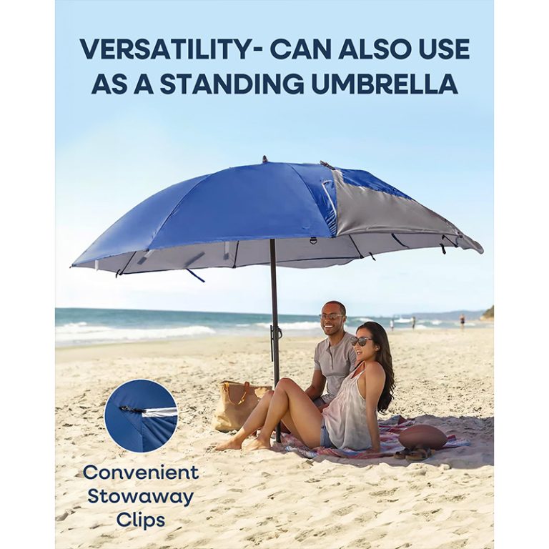 Premiere XL UPF 50+ Umbrella Shelter for Sun and Rain Protection3